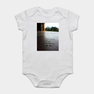 "Seek and you shall find". Stanford University Campus Baby Bodysuit